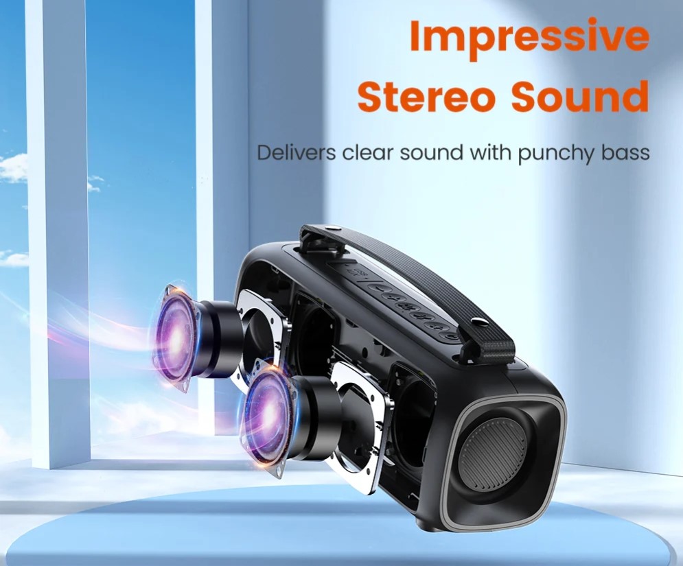 Loa Bluetooth Sounarc P3 Âm thanh nổi ấn tượng