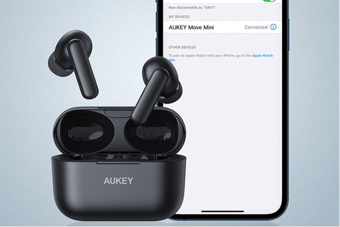 Tai nghe Bluetooth Aukey EP-M1 Kết nối dễ dàng với thiết bị