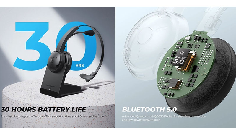 tai nghe chup tai bluetooth co mic soundpeats a7 3 tinh nang