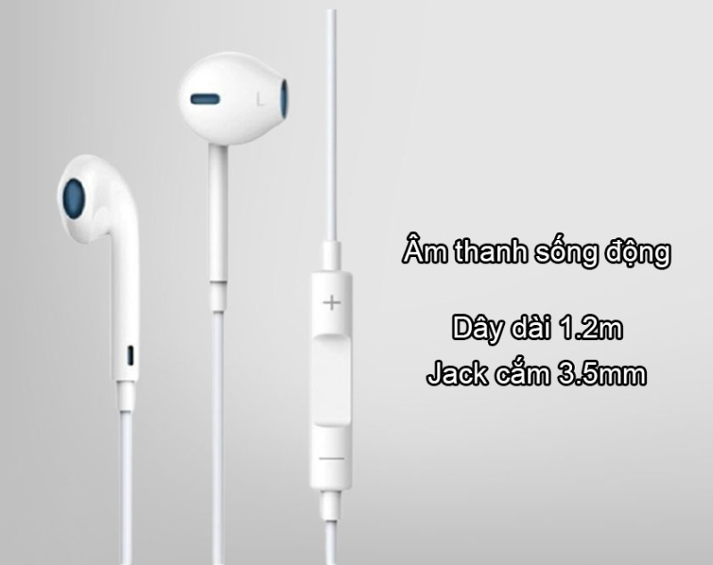 Tai nghe Devia EarPods 3.5 mm 2