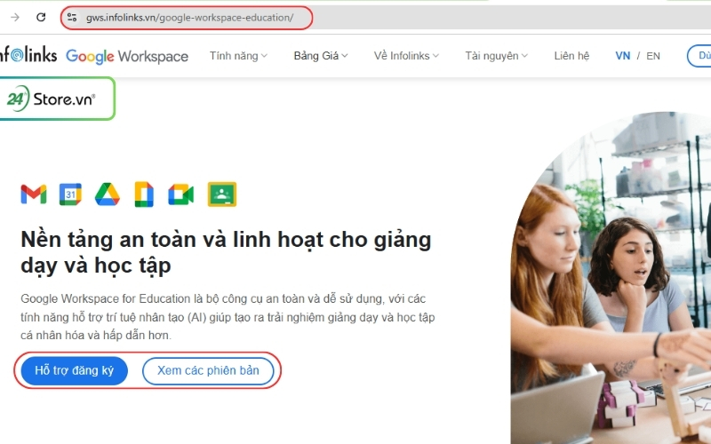 hướng dẫn cách tạo email edu.vn