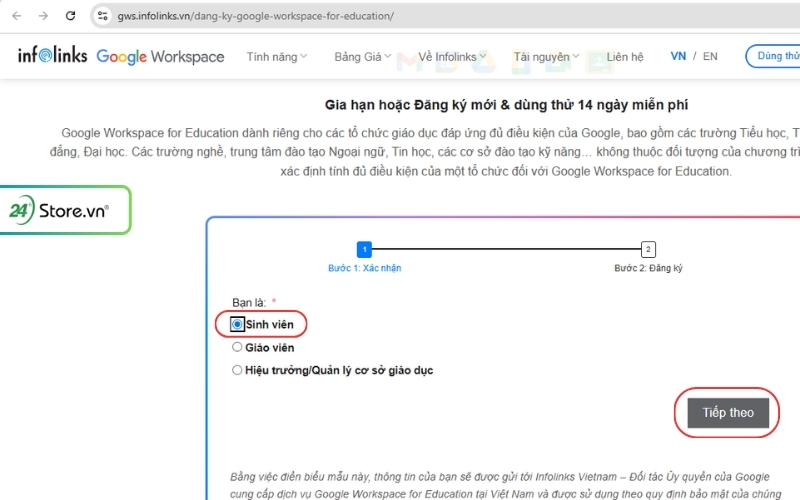 hướng dẫn đăng ký email edu.vn