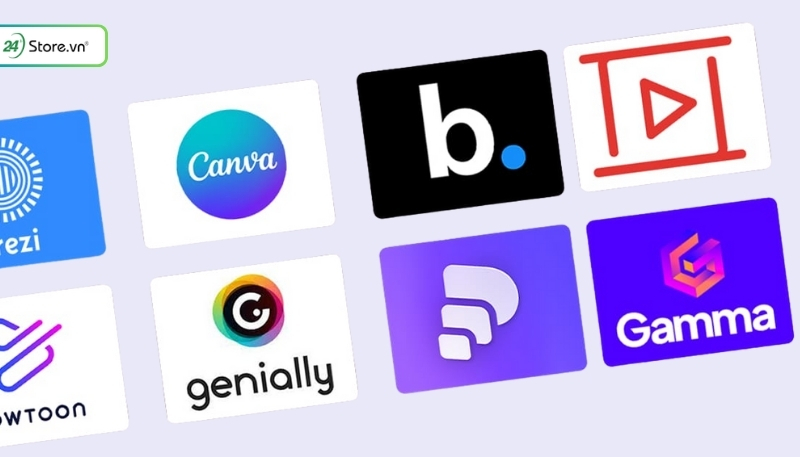 công cụ ai tạo bài thuyết trình