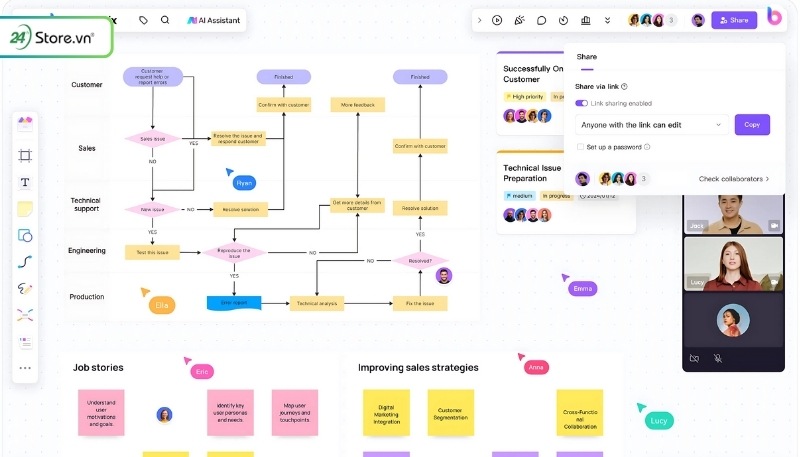 Boardmix Học nhanh hơn nhờ AI vẽ sơ đồ