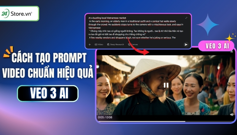 cách tạo prompt video trong veo 3 ai