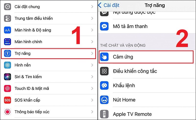 Dùng Assistive Touch (nút Home ảo) tắt tiếng khi chụp ảnh