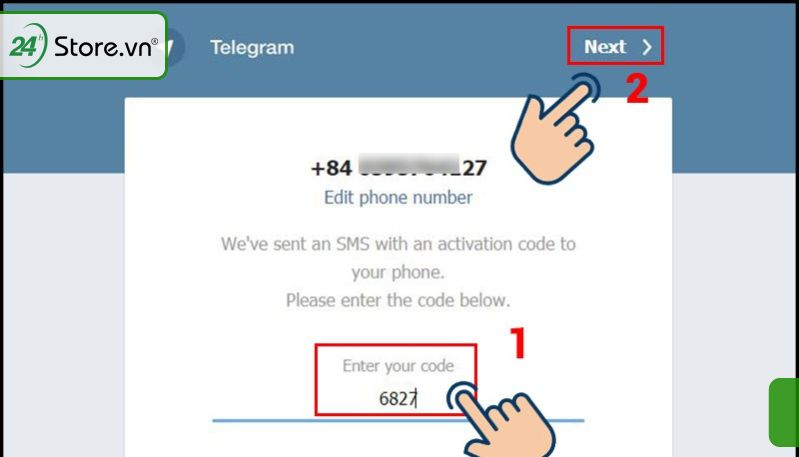 Telgram bị lỗi không gửi code