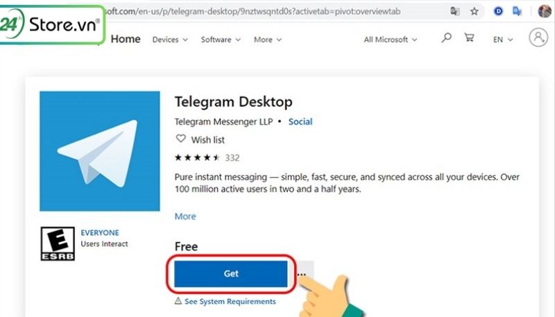 Huong dan download Telegram ve may tinh