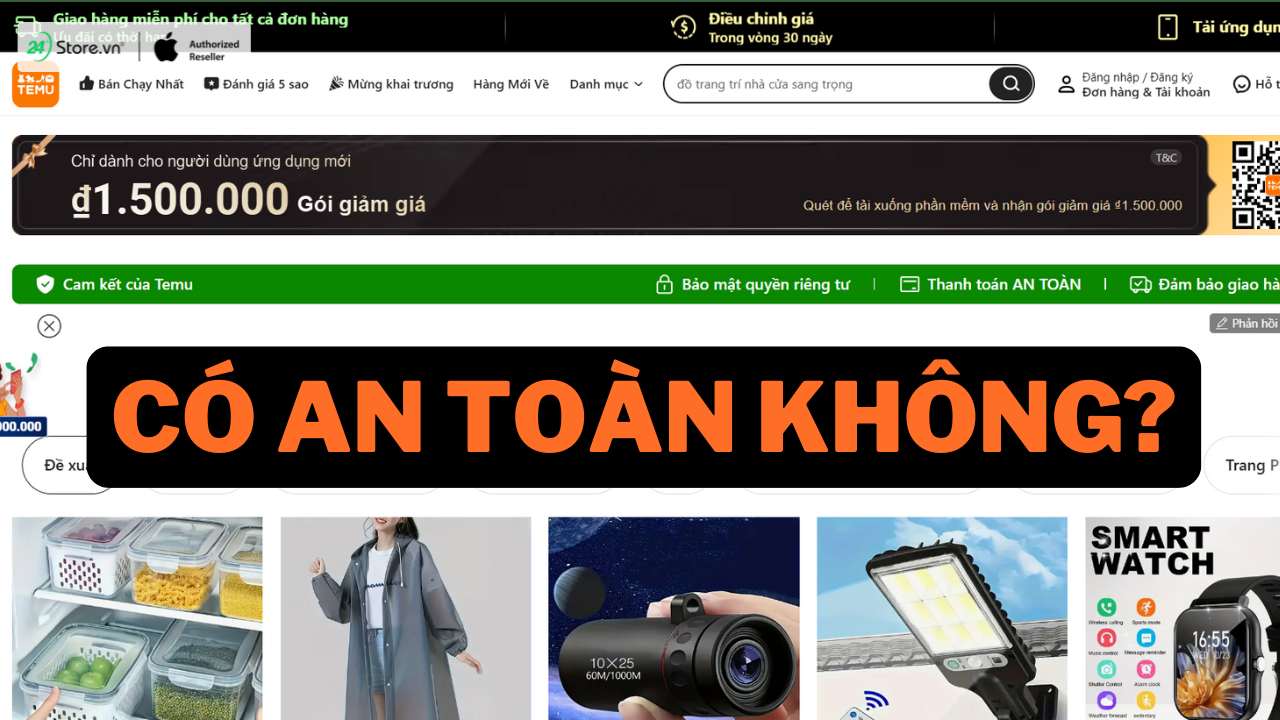 Có nên dùng Temu không? Mua hàng trên Temu có an toàn không?