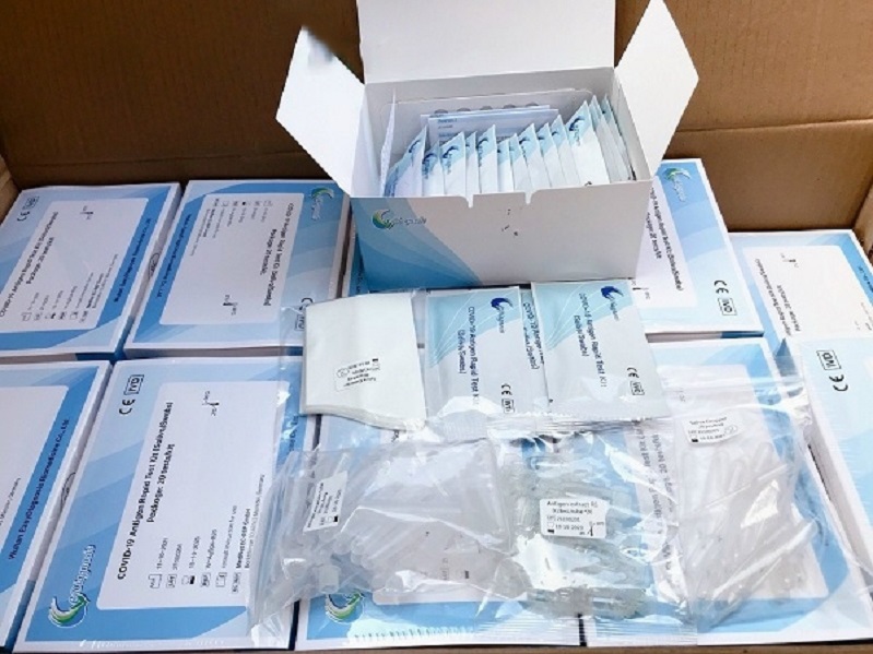 Kit Test nước bọt Covid EDiagnosis