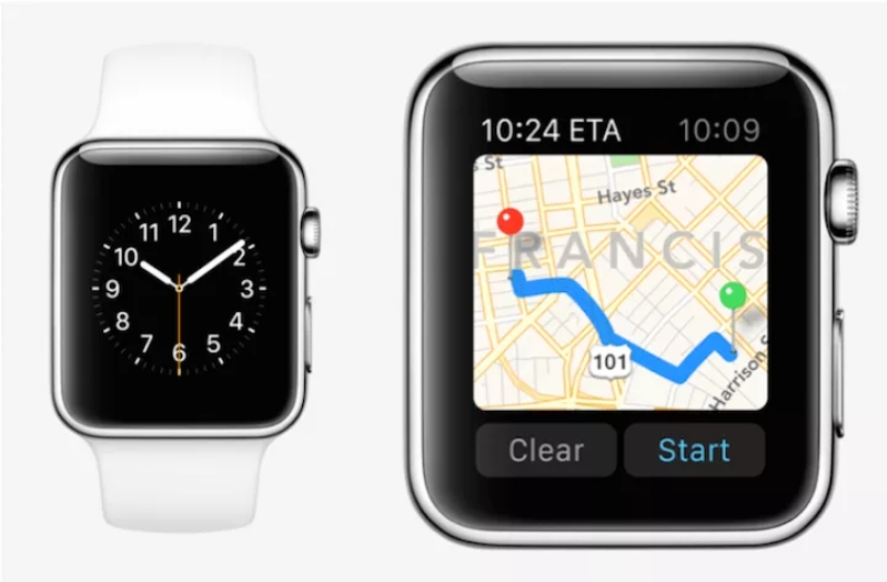 xem bản đồ trên Apple Watch xem bản đồ trên Apple Watch