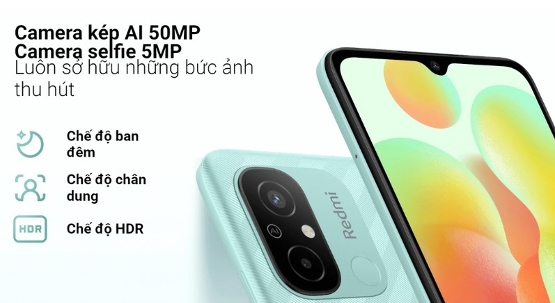 Camera 50MP cực nét 